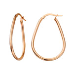 Henri Noël Earrings Rose Gold Fitzrovia Hoops