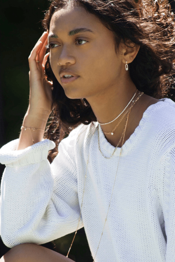 Paperclip Drop Earrings