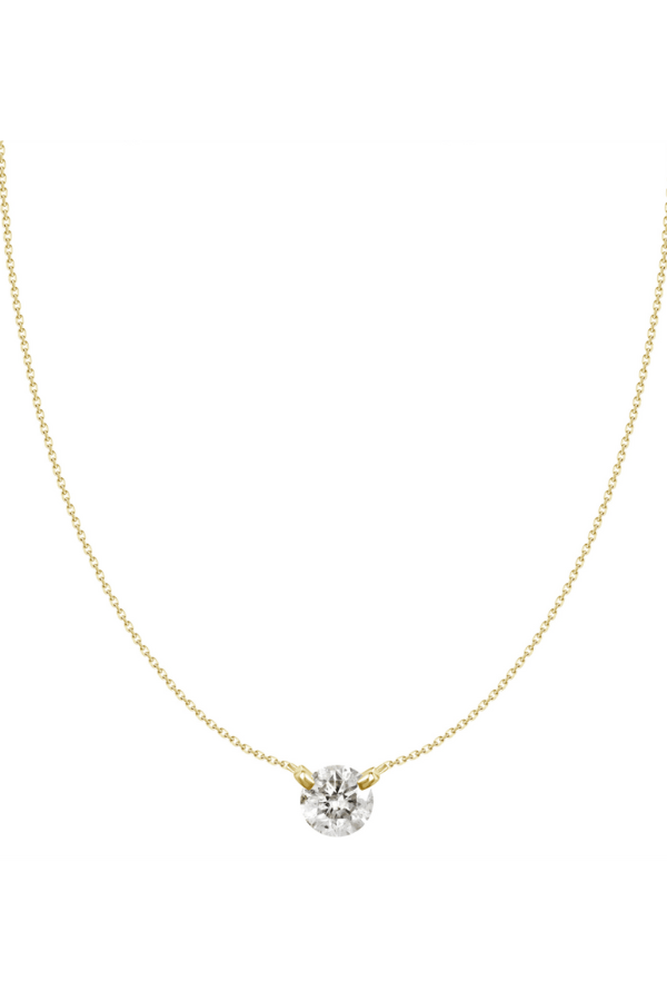 Henri Noël Necklace Yellow Gold Adjustable Diamond Necklace