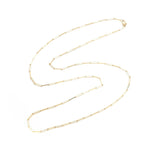 Heritage Jewelry New York Necklace Paperclip 32" Chain in 18k Gold