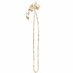 Heritage Jewelry New York Necklace + Paperclip 32" Chain in 18k Gold Roman / Max