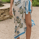 Hermoza Cover Up Party On Prairie / One size Long Pareo Cover-up in Party On Prairie