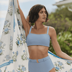 Hermoza Cover Up Party On Prairie / One size Long Pareo Cover-up in Party On Prairie