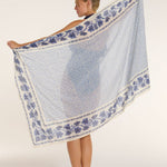 Hermoza Cover Up Santorini Dots Pareo Wrap in Santorini Dots