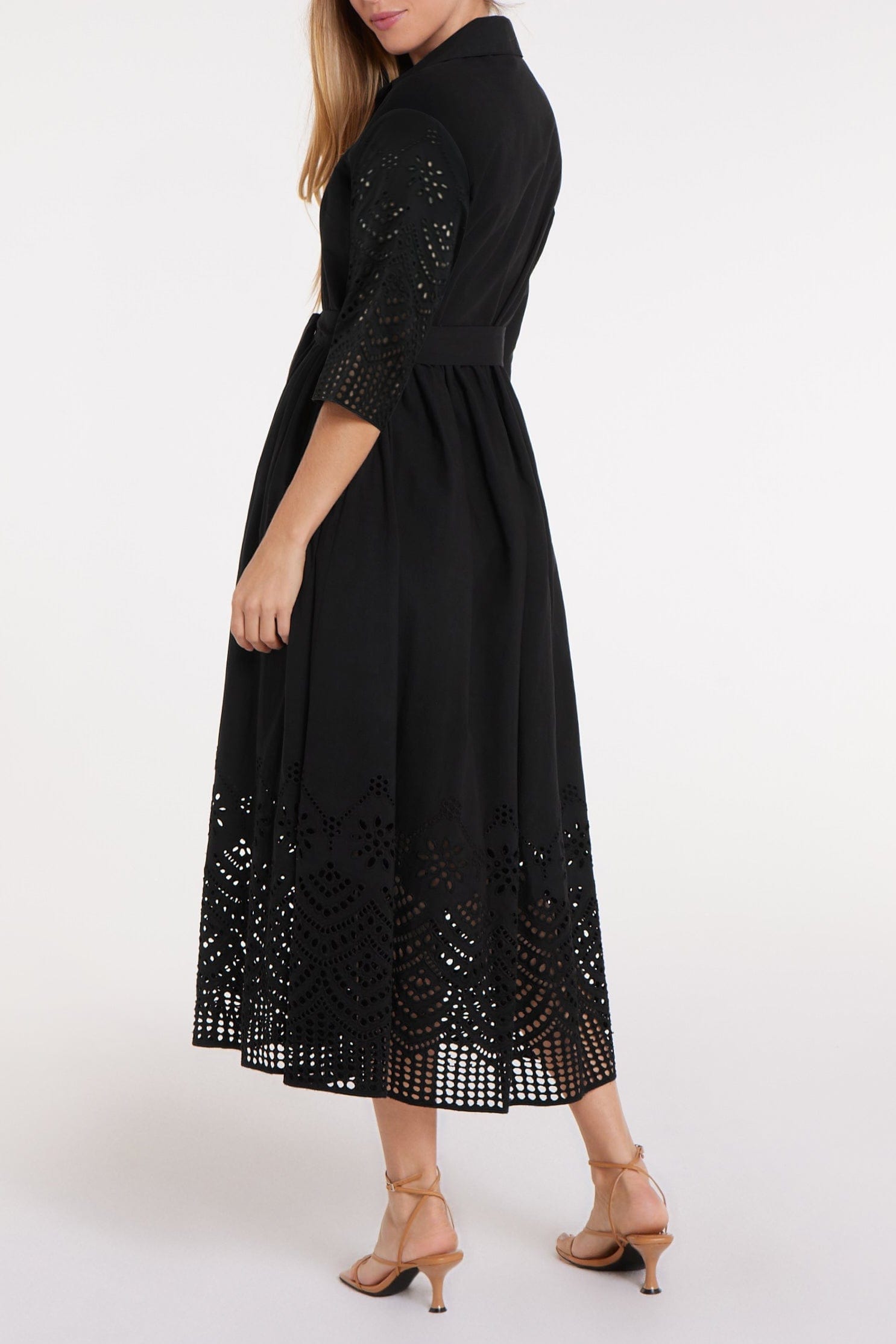 Francesca Dress in Black Eyelet Francesca Dress in Black Eyelet