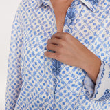 Hermoza Dress Marie Shirt Dress in Santorini Dots