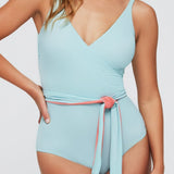 Hermoza Swimwear 2 / Seafoam Amelia One-Piece Swimsuit