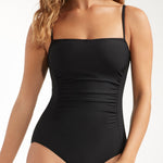 Hermoza Swimwear 2 / Black Lupe One-piece Swimsuit