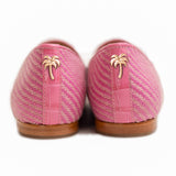 House of Zalo Footwear Fuchsia Raffia Slipper