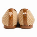 House of Zalo Footwear Natural Raffia Slipper