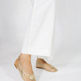 House of Zalo Footwear Sylvie Shell Ballet Gold