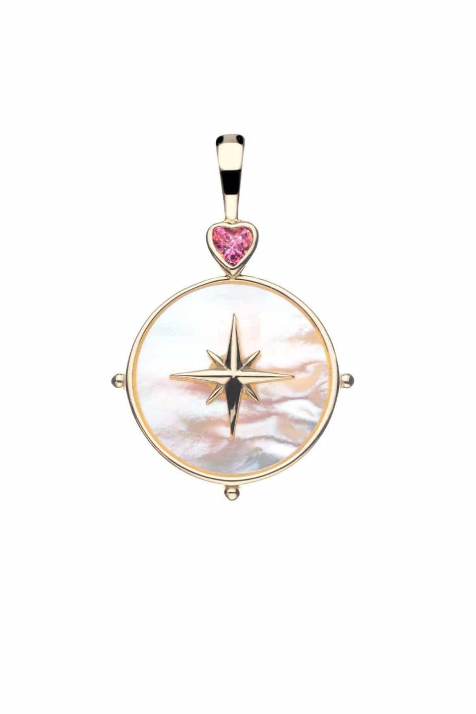 Jane Win Forever Mother of Pearl North Star Pendant
