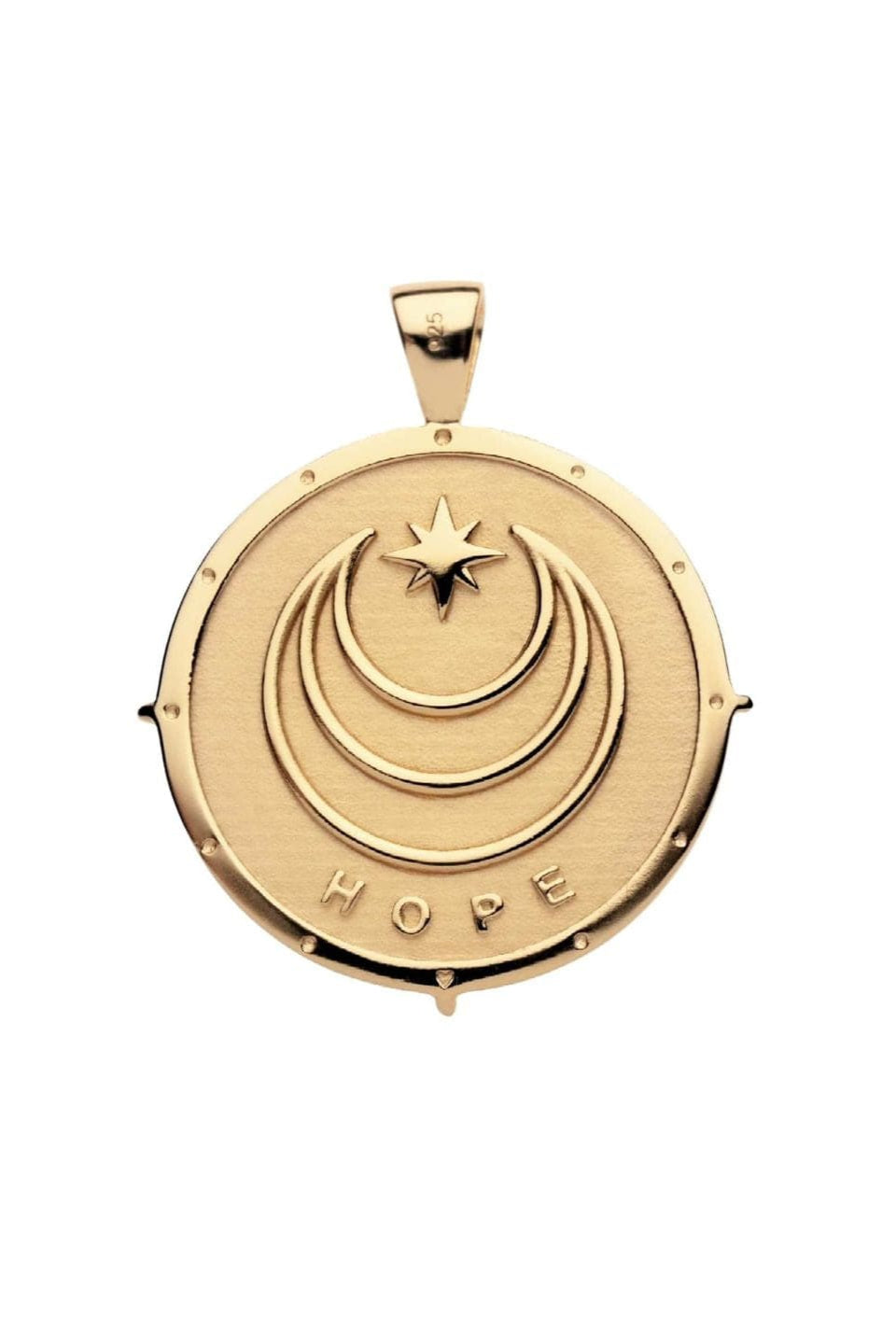 Jane Win Hope JW Original Coin Pendant