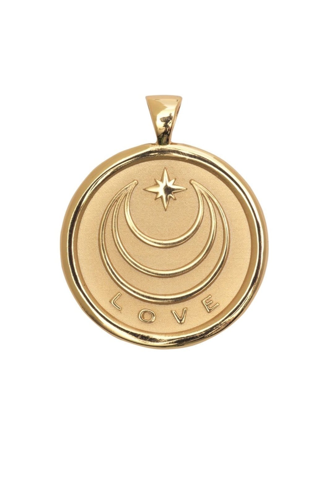 Jane Win Jane Win Necklace Love JW Original Pendant Coin