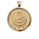 Jane Win Jane Win Necklace Lucky JW Original Pendant Coin