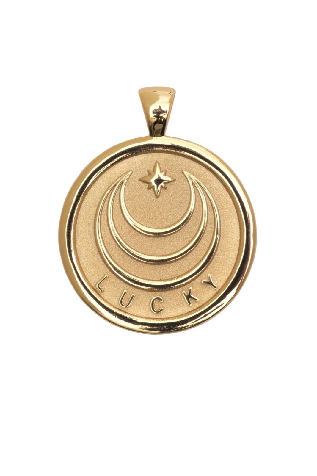 Jane Win Jane Win Necklace Lucky JW Original Pendant Coin