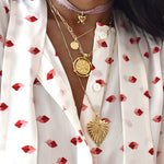 Jane Win Full Heart LOVE Link Necklace main image 1