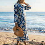 Kahora Palm Beach Dress Bardot Dress | Dane