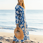 Kahora Palm Beach Dress Bardot Dress | Dane