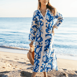 Kahora Palm Beach Dress Bardot Dress | Dane
