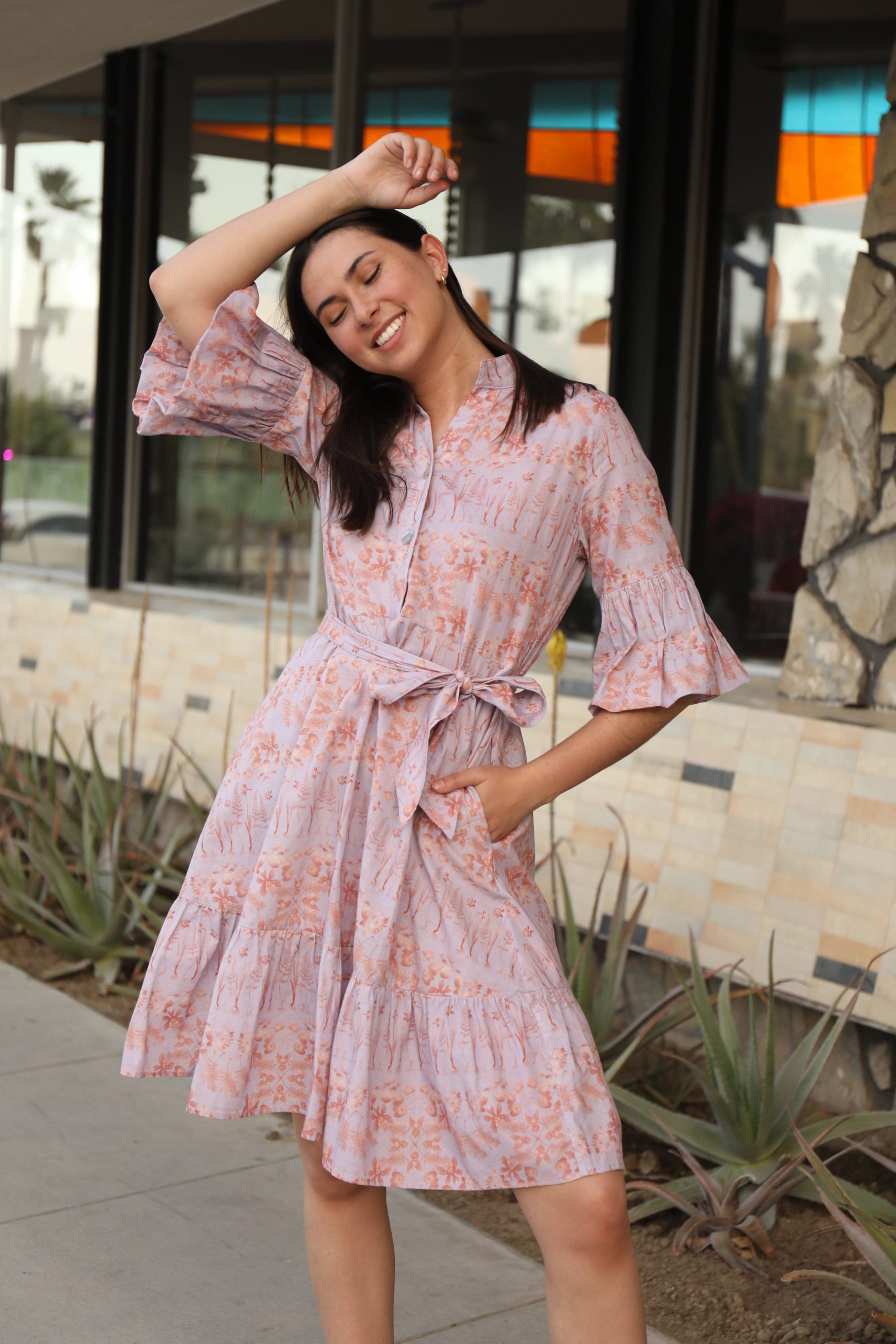 Kahora Palm Beach Dress Carlaine Dress | Breakfast In The Park