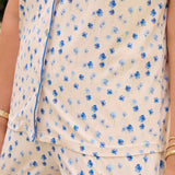 kahorapalmbeachpjs ELSIE SHORTIE PAJAMAS | BLUEBELL