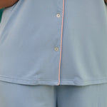 kahorapalmbeachpjs ELSIE SHORTIE PAJAMAS | PERIWINKLE