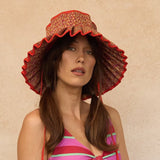 Lorna Murray x Kathy Hilton Capri Bougainvillea | Tangerine | Island Capri Hat