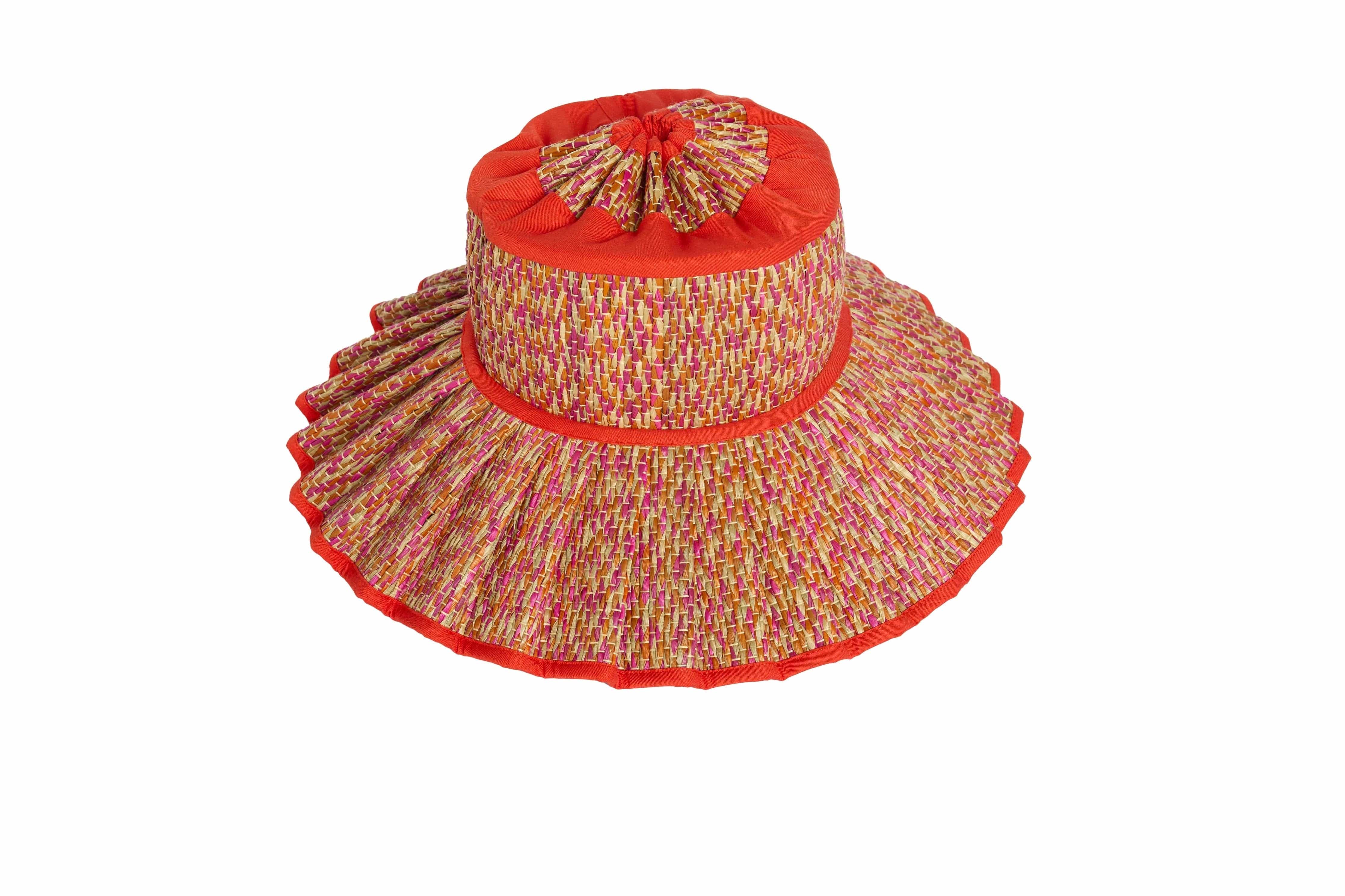 Lorna Murray x Kathy Hilton Capri Bougainvillea | Tangerine | Island Capri Hat