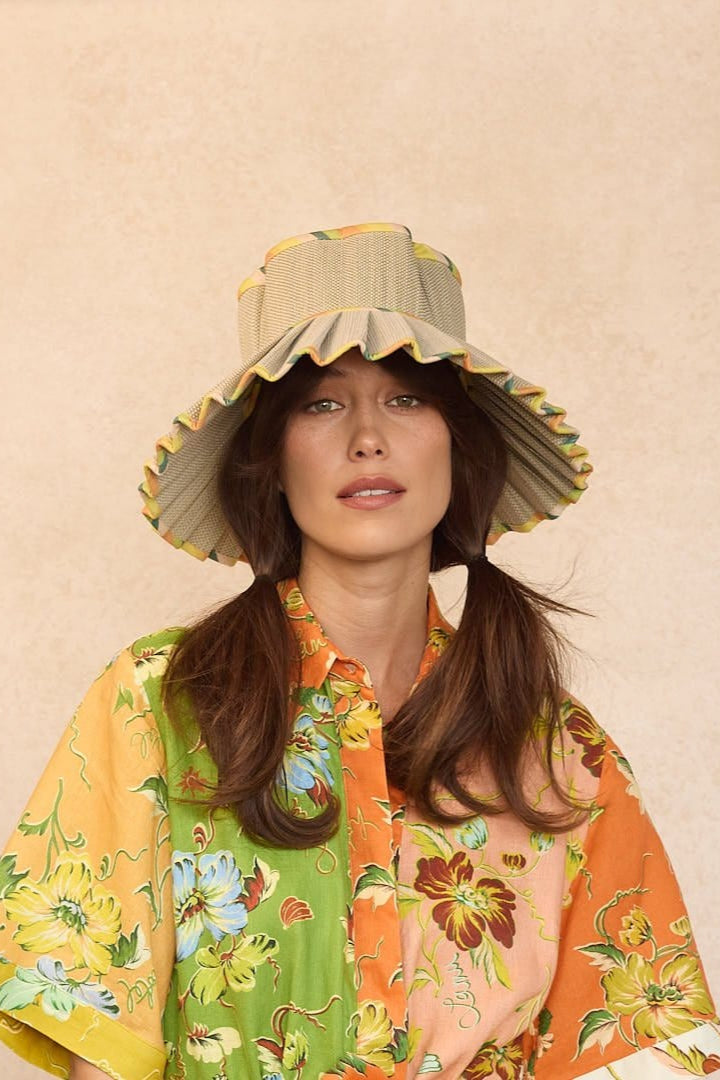 Lorna Murray x Kathy Hilton Capri Citrus | Morning | Luxe Capri Hat