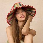 Lorna Murray x Kathy Hilton Capri Resort Days | Tangerine | Luxe Capri Hat