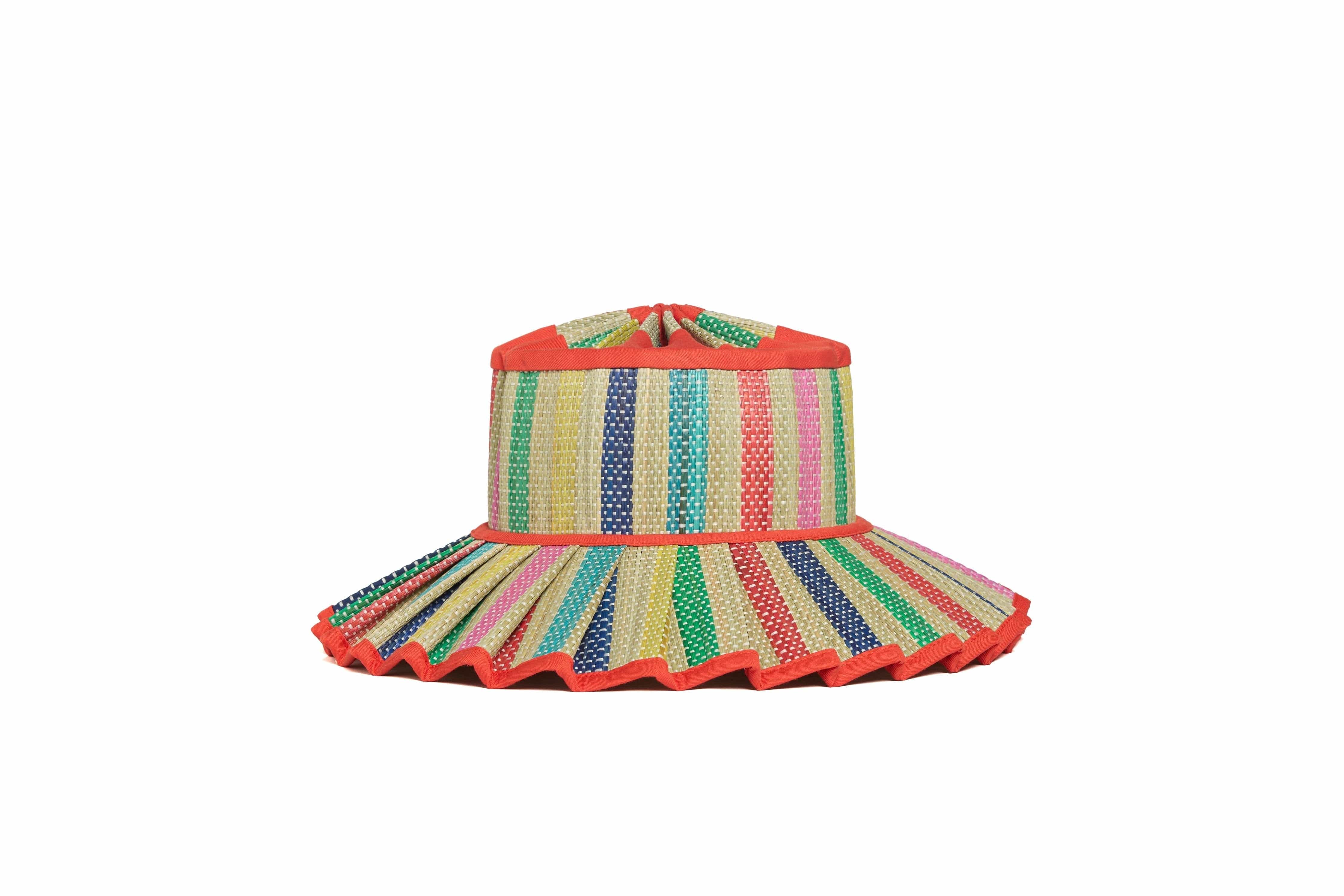 Lorna Murray x Kathy Hilton Capri Resort Days | Tangerine | Luxe Capri Hat