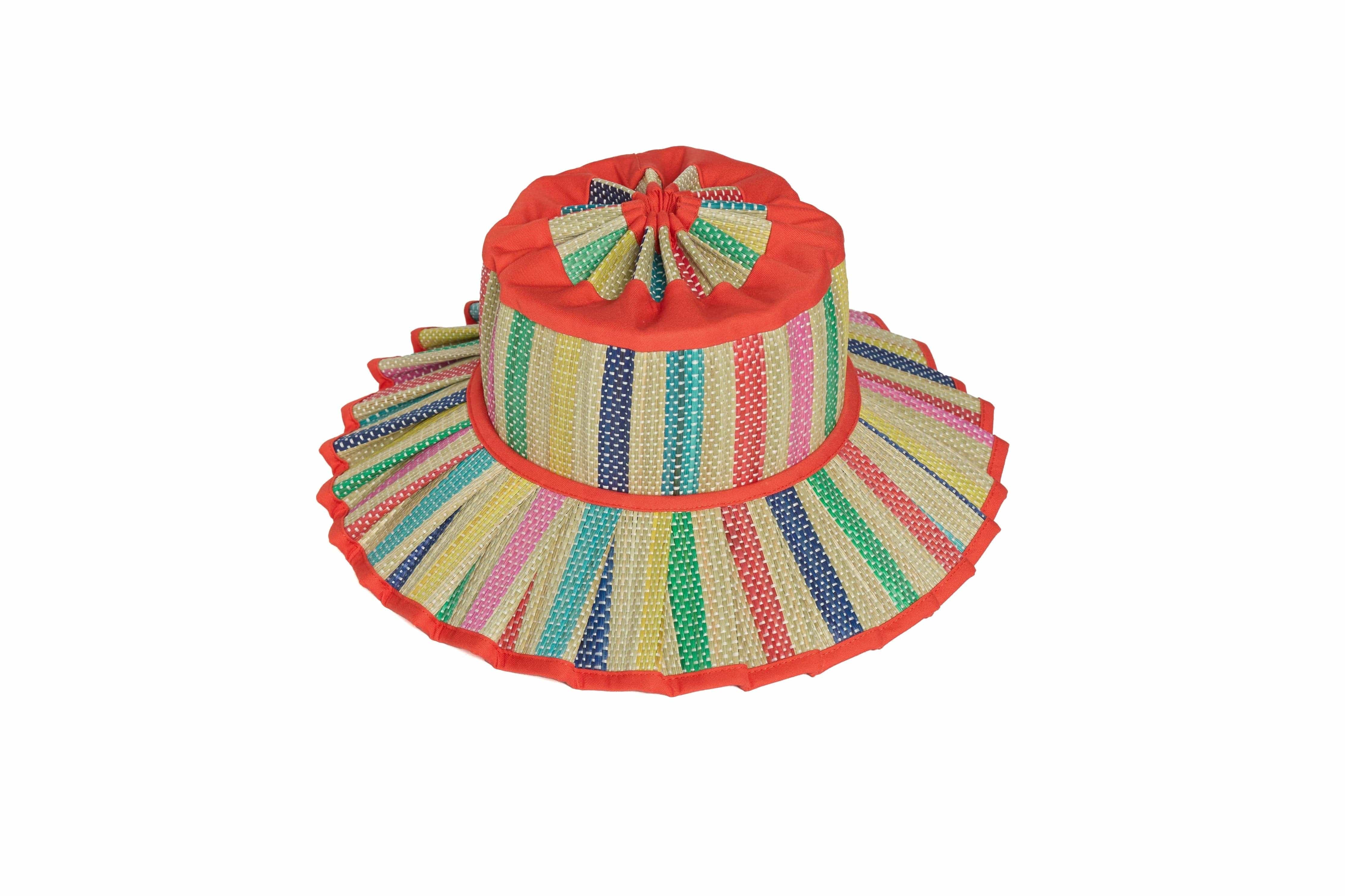 Lorna Murray x Kathy Hilton Capri Resort Days | Tangerine | Luxe Capri Hat