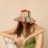 Lorna Murray x Kathy Hilton Capri Resort Days | Tangerine | Luxe Capri Hat