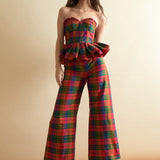 Louise New York Charlotte Bustier Top in Island Holiday