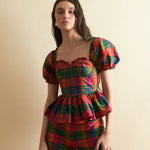 Louise New York Charlotte Bustier Top in Island Holiday