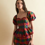 Louise New York Charlotte Bustier Top in Island Holiday