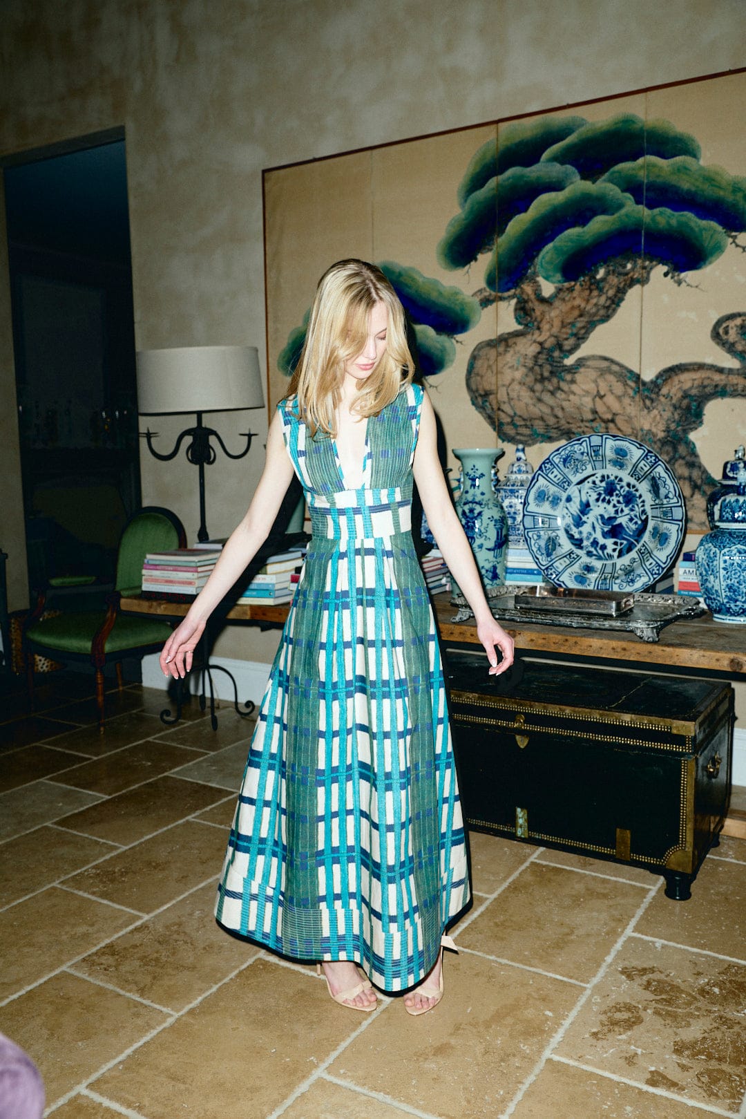 Louise New York Dress Claire Dress in Kenmare Plaid