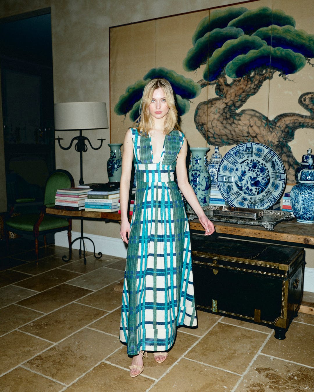 Louise New York Dress Claire Dress in Kenmare Plaid