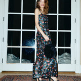 Louise New York Dress Pre-Order - Sabrina Gown in Noir Floral