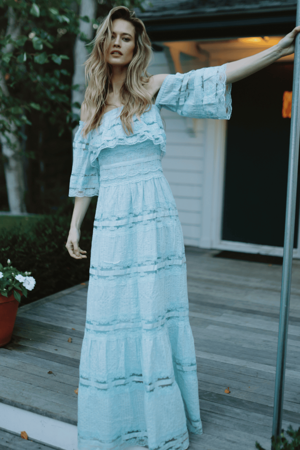 Louise New York Dresses Celeste Dress in Baby Blue