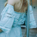 Louise New York Dresses Celeste Dress in Baby Blue