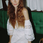 Louise New York Dresses Celeste Dress in White Lace
