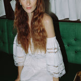 Louise New York Dresses Celeste Dress in White Lace