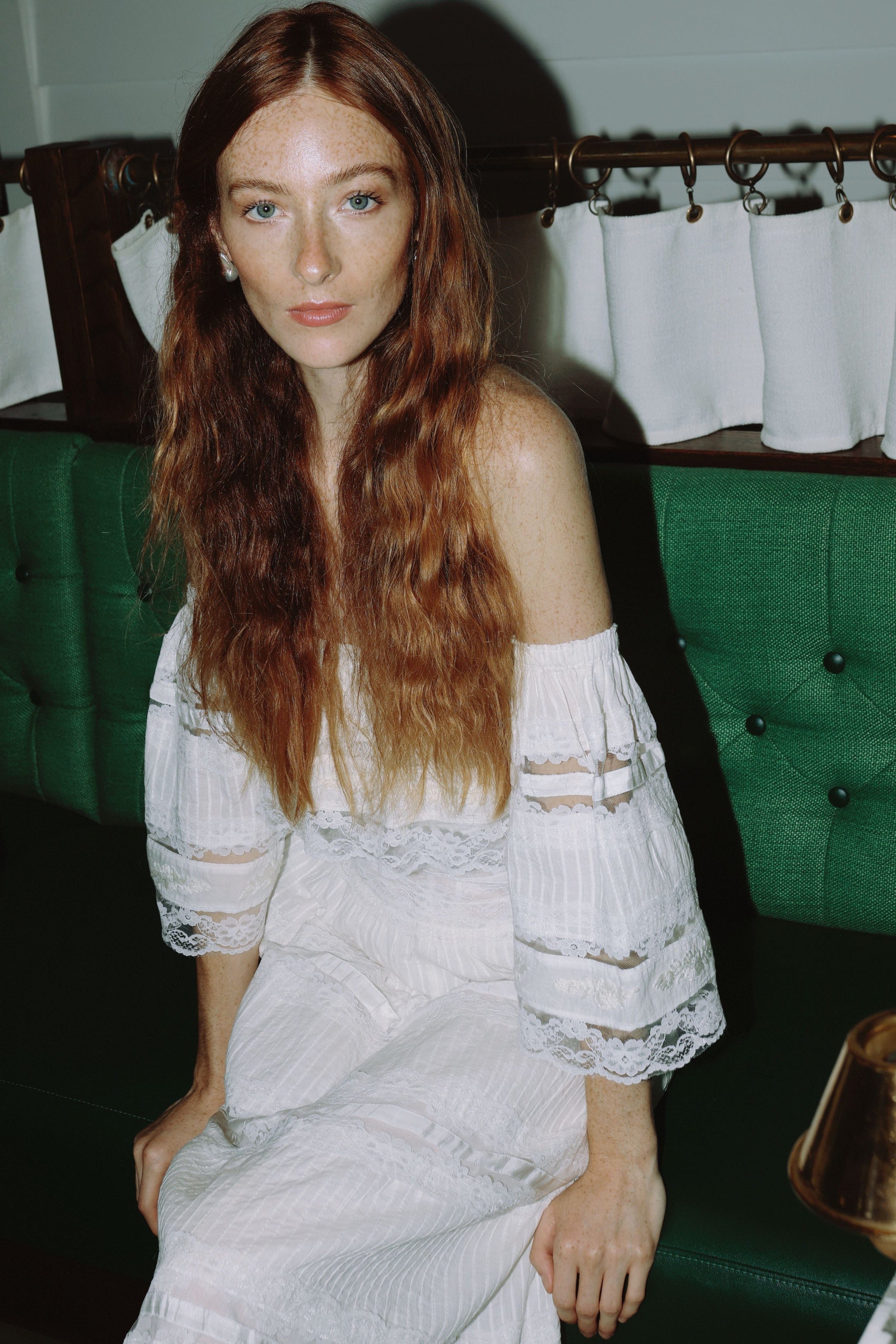 Louise New York Dresses Celeste Dress in White Lace