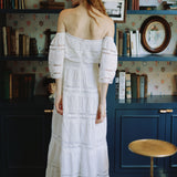 Louise New York Dresses Celeste Dress in White Lace