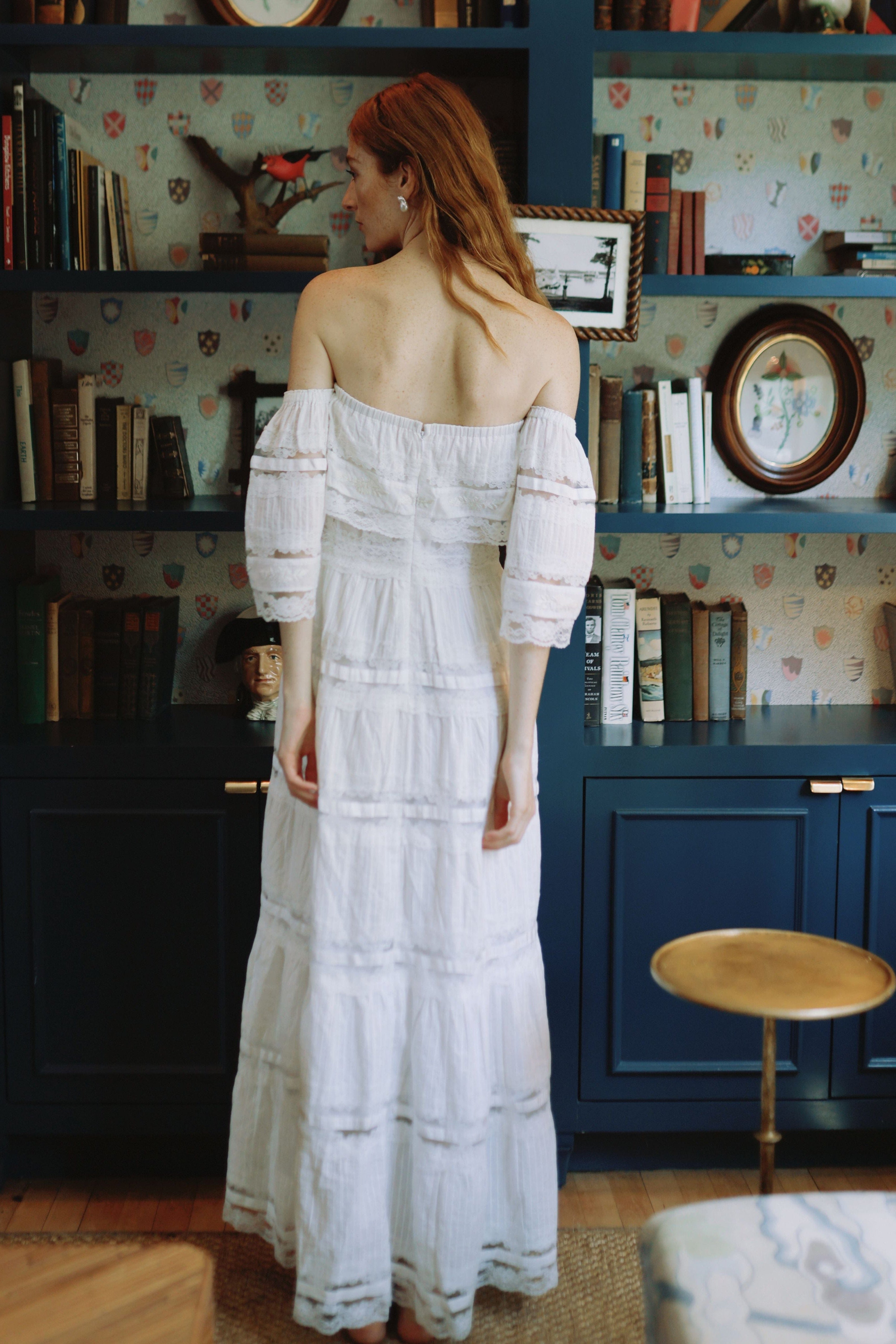 Louise New York Dresses Celeste Dress in White Lace