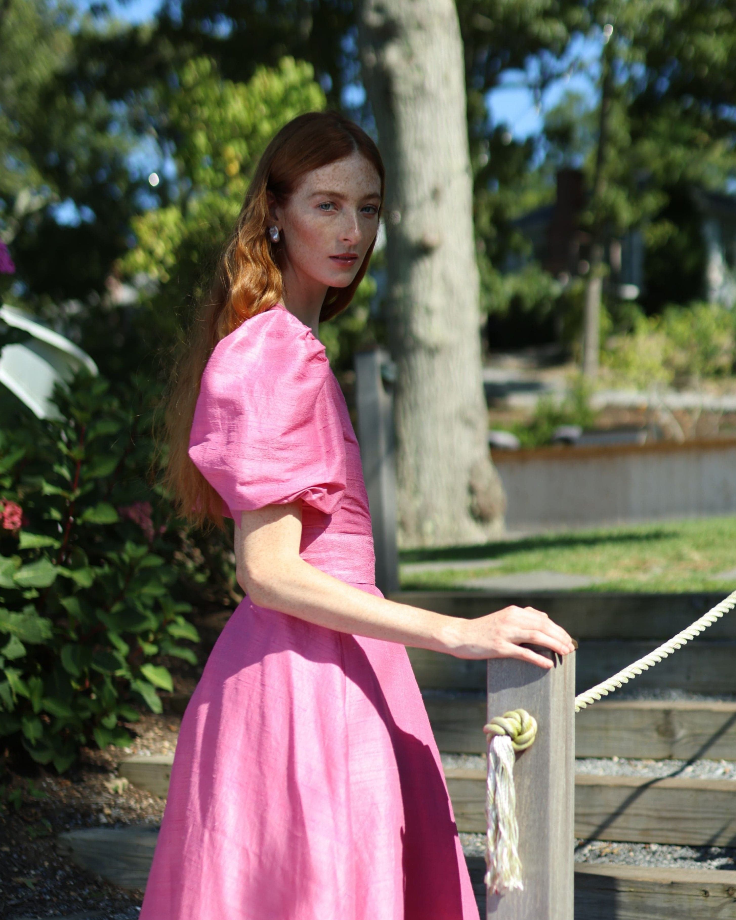 Louise New York Dresses Kate Maxi Dress in Bougainvillea
