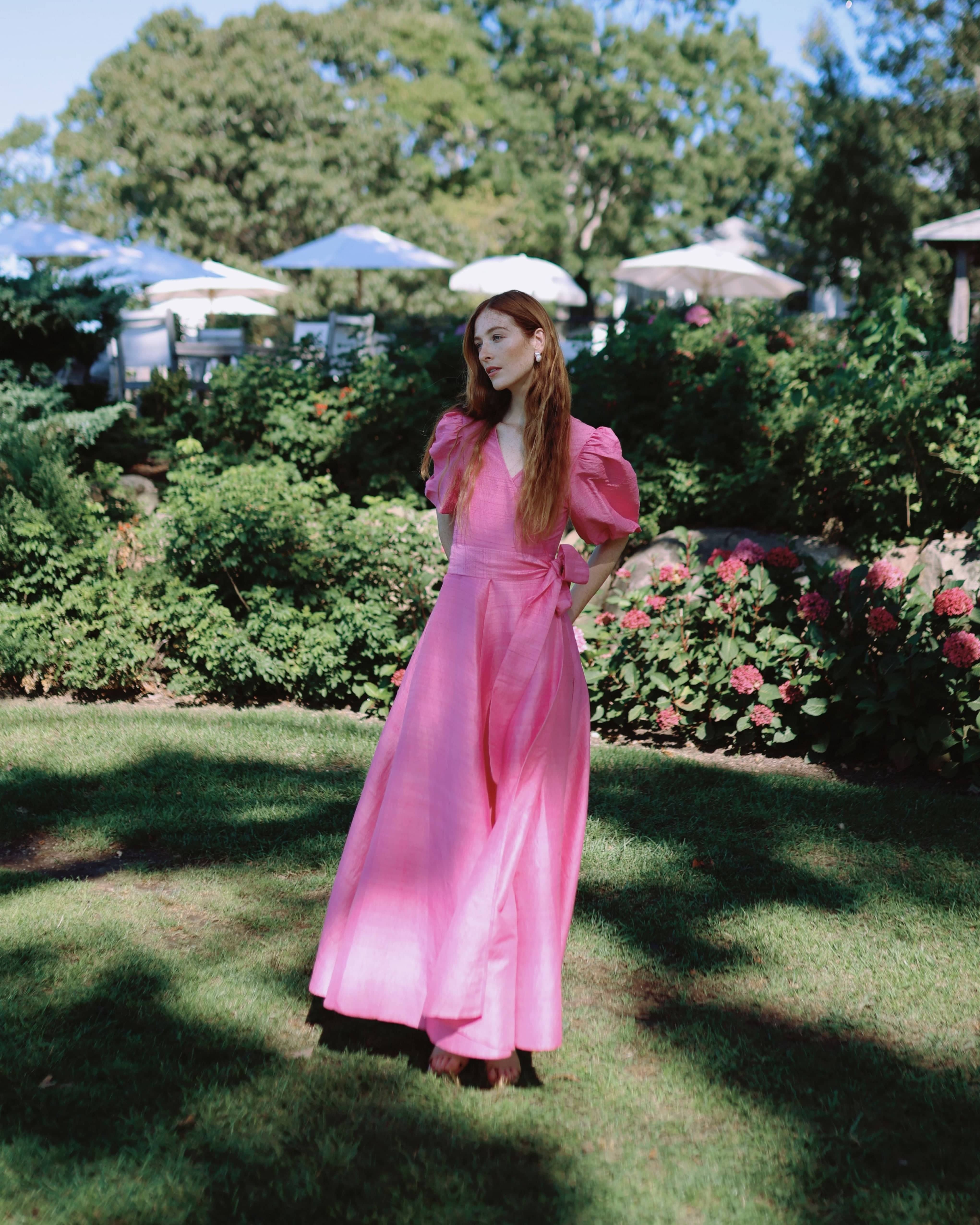 Louise New York Dresses Kate Maxi Dress in Bougainvillea