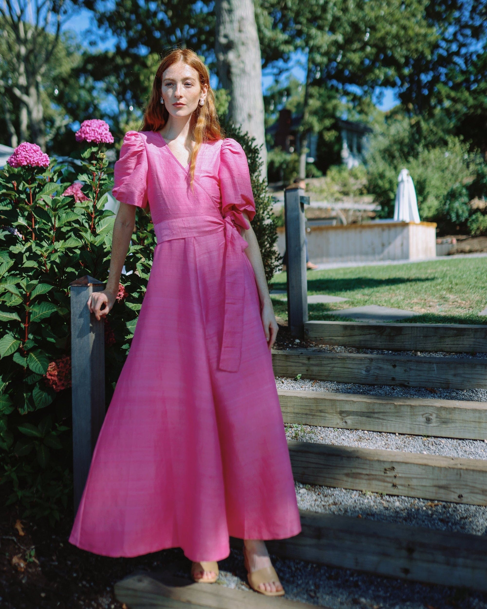 Louise New York Dresses Kate Maxi Dress in Bougainvillea